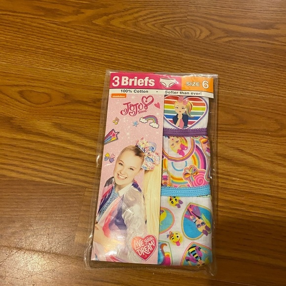 JoJo Briefs 3 pair size 6 (HG) - Picture 2 of 10